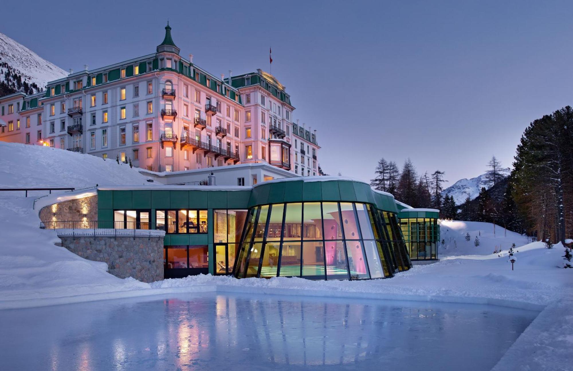 Grand Hotel Kronenhof Pontresina Esterno foto