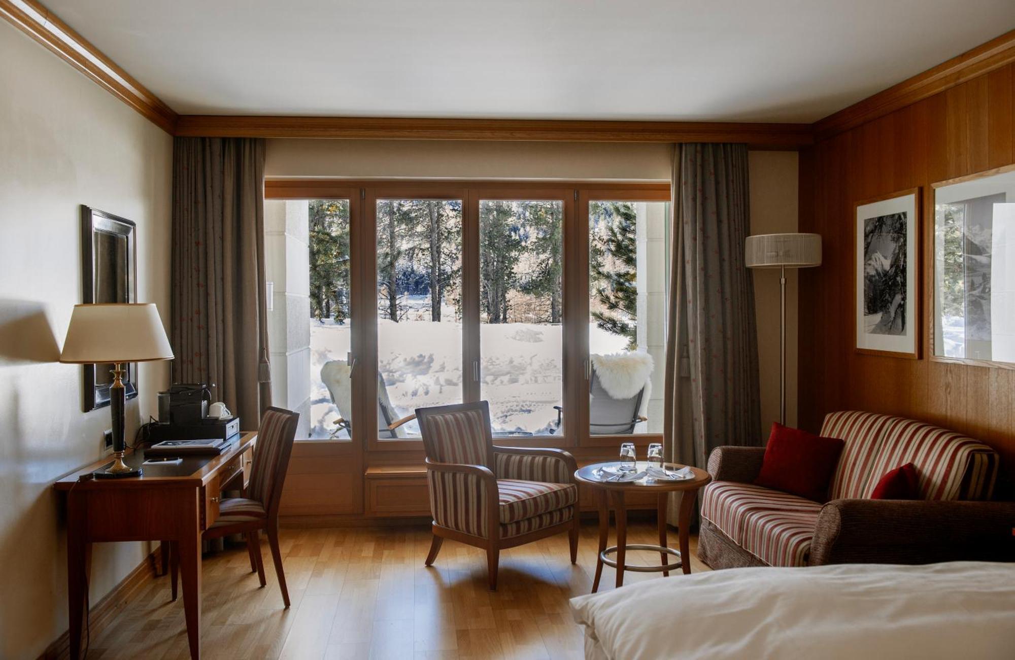 Grand Hotel Kronenhof Pontresina Esterno foto
