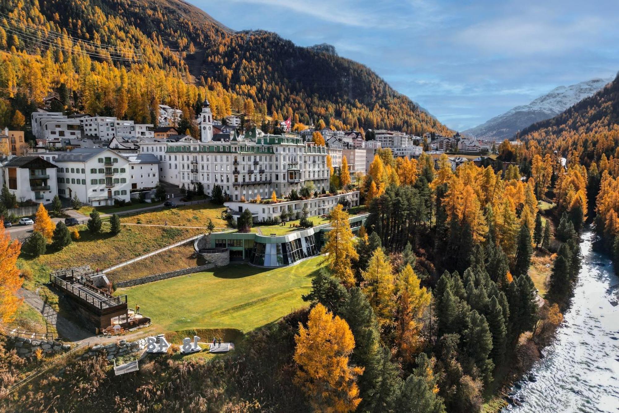 Grand Hotel Kronenhof Pontresina Esterno foto