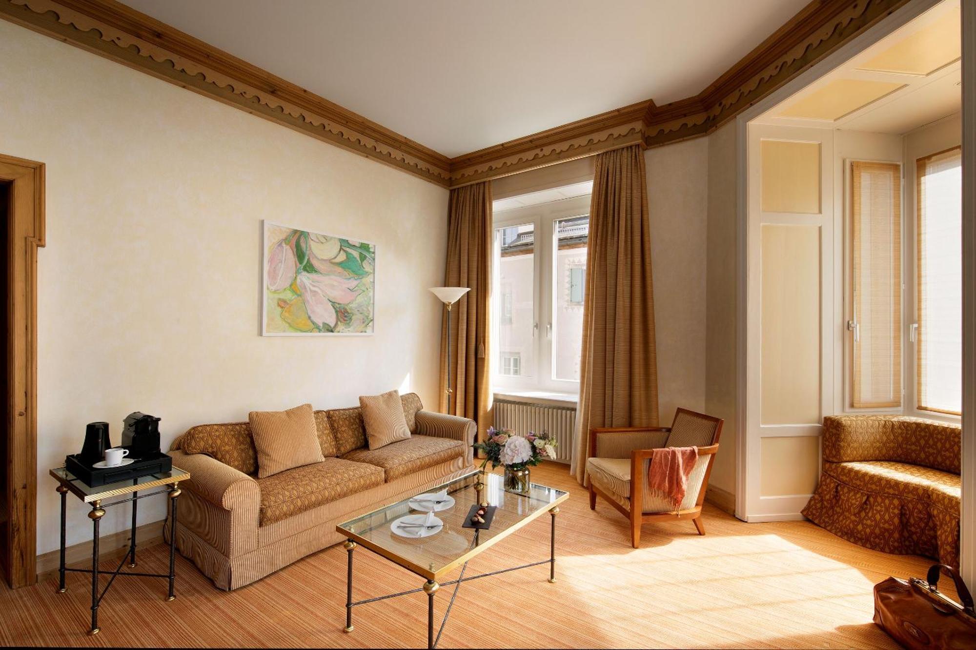 Grand Hotel Kronenhof Pontresina Esterno foto