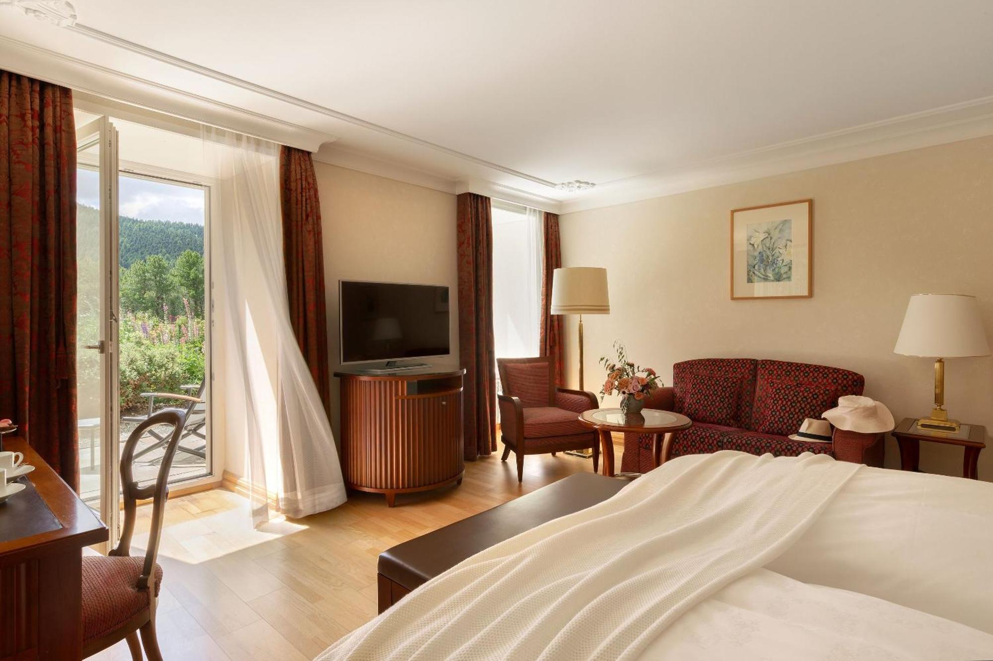 Grand Hotel Kronenhof Pontresina Esterno foto