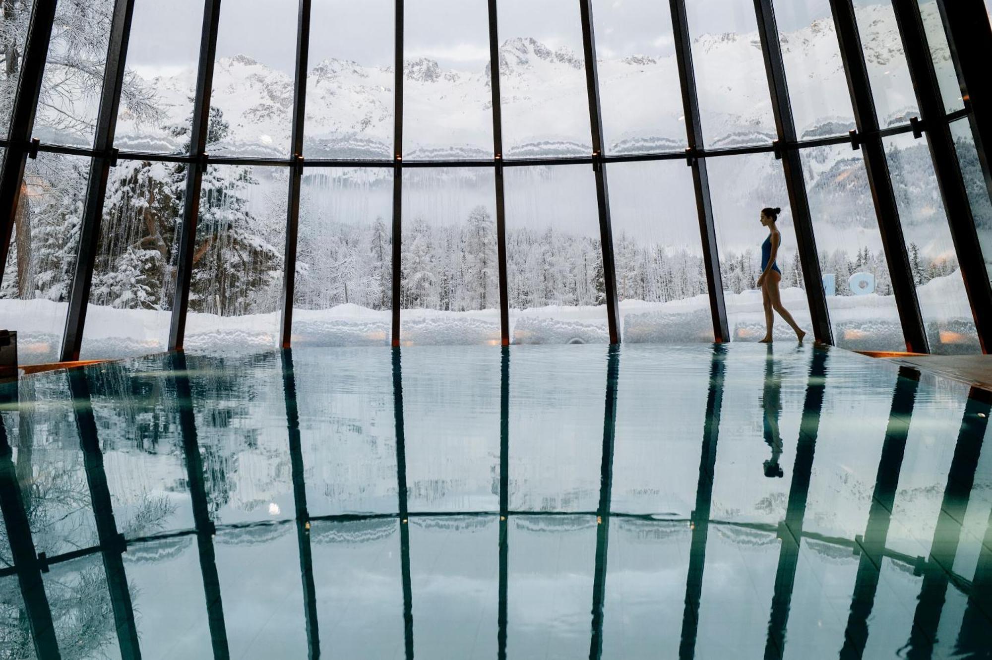 Grand Hotel Kronenhof Pontresina Esterno foto