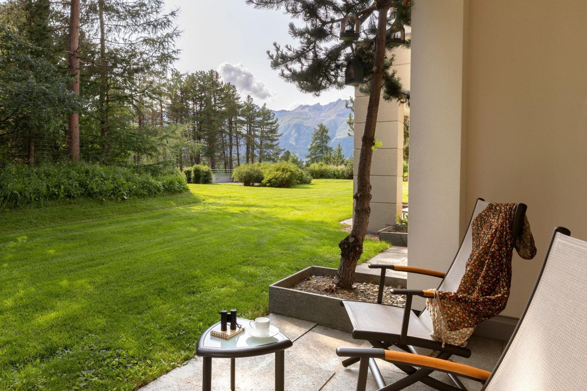 Grand Hotel Kronenhof Pontresina Esterno foto