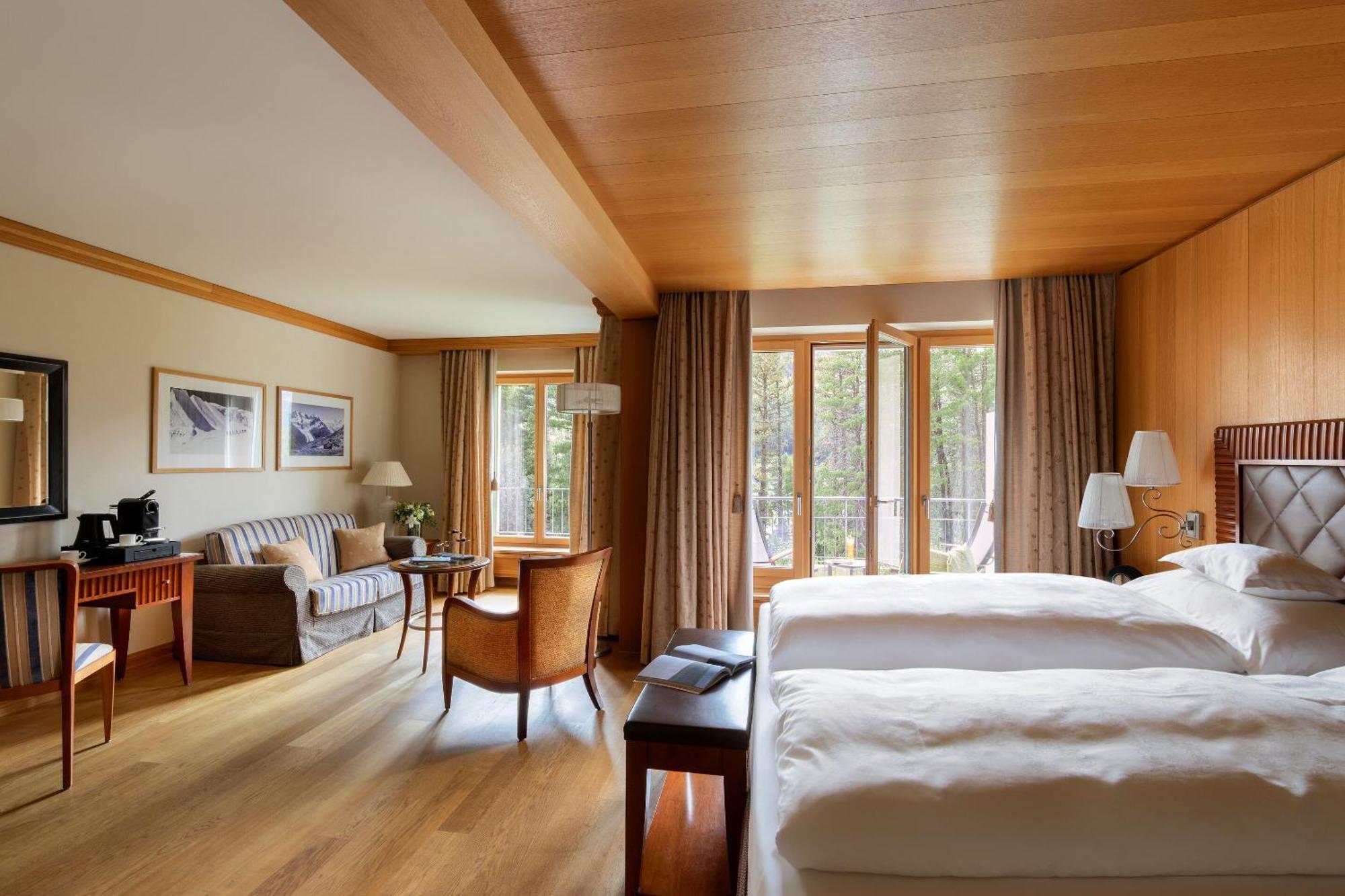 Grand Hotel Kronenhof Pontresina Esterno foto