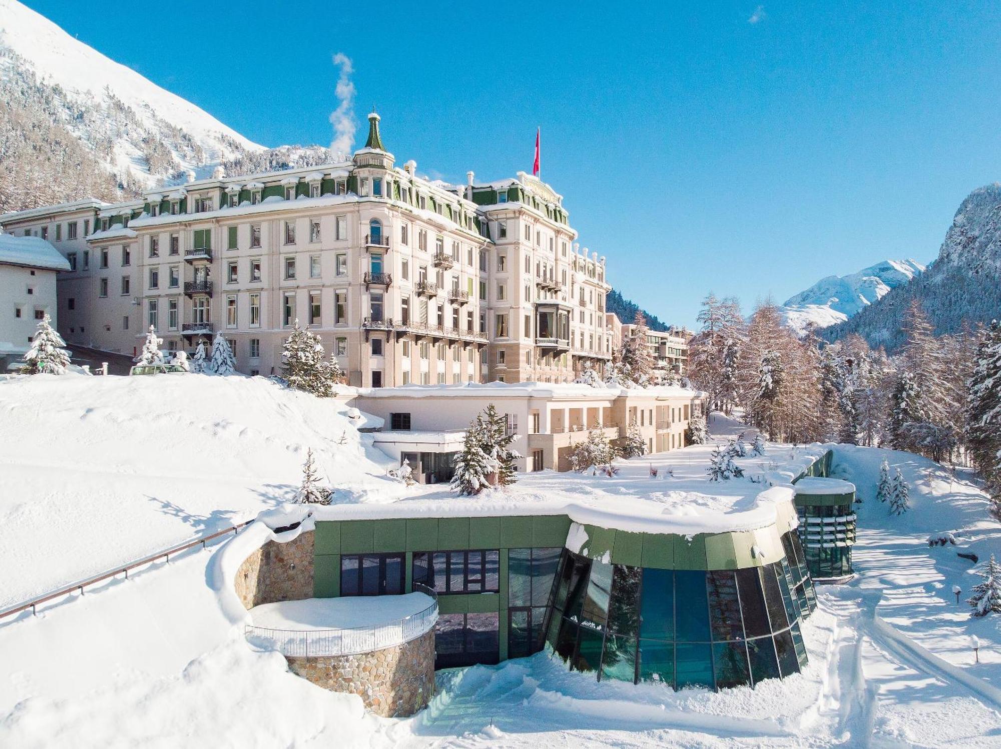 Grand Hotel Kronenhof Pontresina Esterno foto