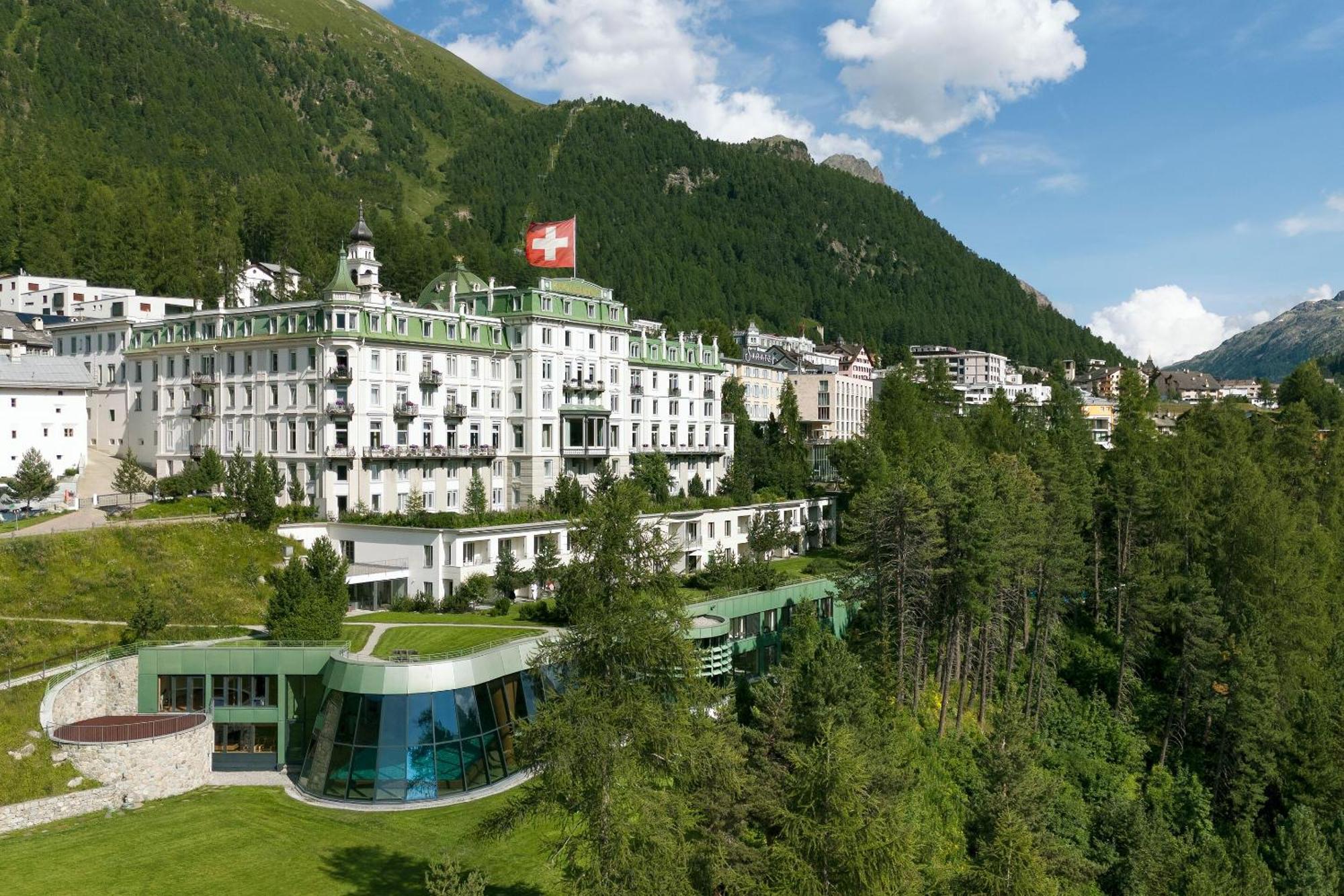 Grand Hotel Kronenhof Pontresina Esterno foto